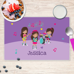 Rock and Roll Band Kids Placemat