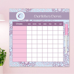 Flower Mosaic Childrens Chore Chart