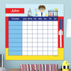 Cool Scientist Boy Blonde Chore Calendar