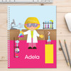Cute Scientist Girl Kids Notebook