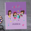 Rock And Roll Band Kids Notebook