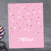 Sweet Glitter Dots Kids Notebook