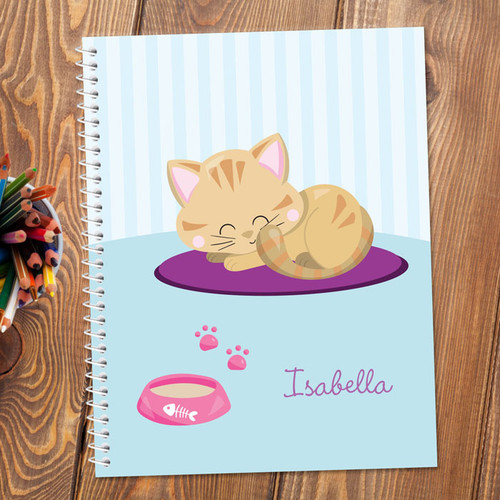 Cute Little Kitten Kids Notebook