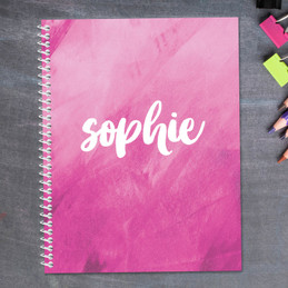 Bold Colorful Name Kids Notebook