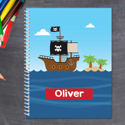 All Aboard Pirates Kids Notebook