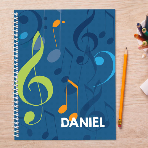 Musical Notes Kids Notebook