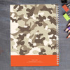 Brown Camouflage Kids Notebook