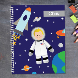 Fly to the Moon Kids Notebook