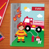 Call a Firefighter Kids Notebook