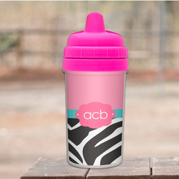 Best sippy cups for toddlers Zebra & Pink