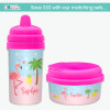 Sweet Flamingo Sippy Cup for Milk