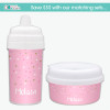 Sweet Glitter Dots Sippy Cups
