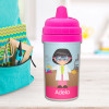 Cute Scientist Girl Transition Sippy Cup