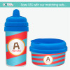 Best Sippy Cup with Fun Initials - Red