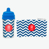 Chevron - Navy & Red No Spill Cup