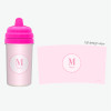 A Shiny Letter Pink Personalized Sippy Cups