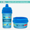 Kids Sippy Cups with Dinosaur Trail Design