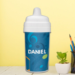 Music Notes Personalized Toddler Sippy Cups