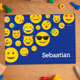 Boy Emojis Personalized Puzzles