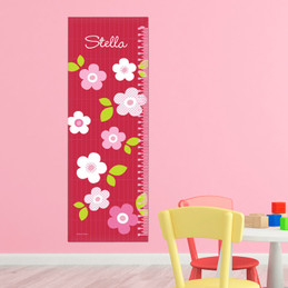 Preppy Flowers - Red Growth Chart