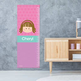 Just Like Me - Girl - Pink Growth Chart
