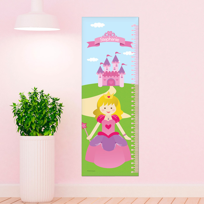 Personalized Princess Growth Chart