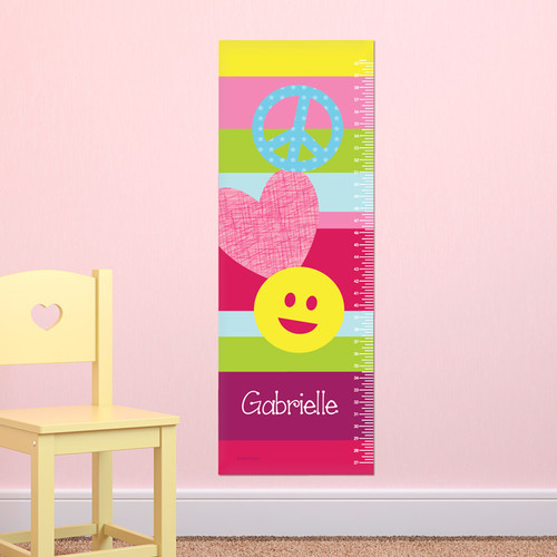 Peace & Love Signs Growth Chart