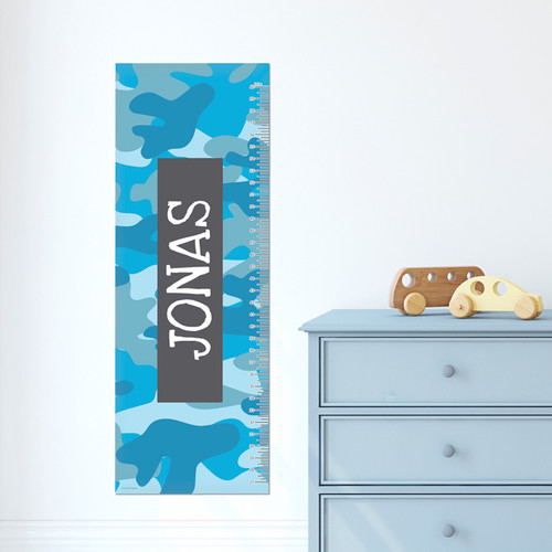 Blue Camouflage Growth Chart