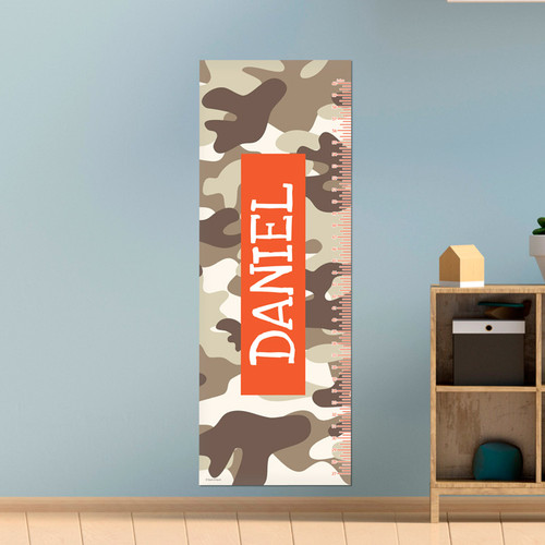 Brown Camouflage Growth Chart