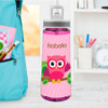 Pink Owl Be Yours Sports Water Bottle