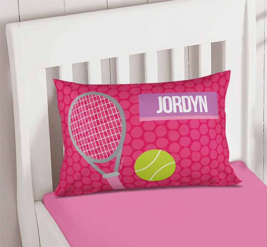 Girl Tennis Fan Custom Printed Pillows Spark Spark