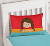 Just Like Me Girl Red Pillowcase Cover
