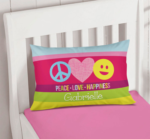 Peace & Love Signs Pillowcase Cover