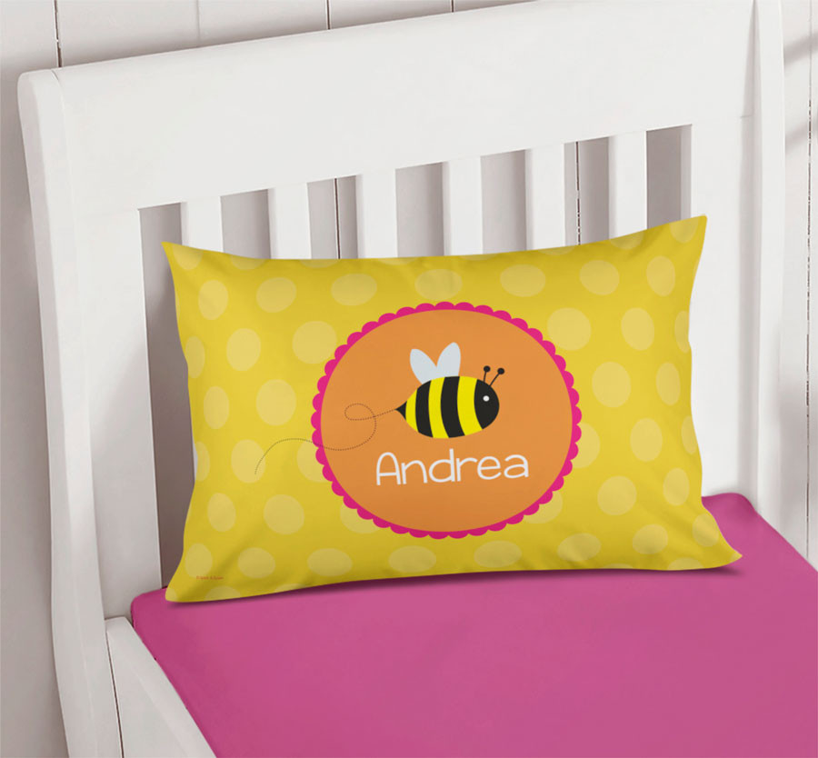 Fly Little Bee Girls Decorative Pillows Spark Spark