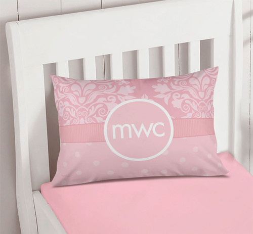 Pink Sweet Damask Pillowcase Cover