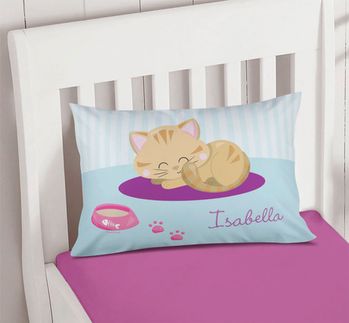 Cute Little Kitten Pillowcase Cover