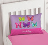 Bright Butterflies Pillowcase Cover