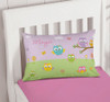 Owls on the Field Pillowcase Cover
