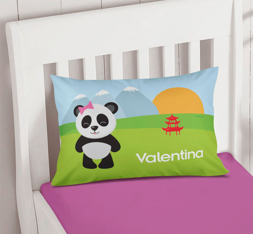 Sweet Panda Pillowcase Cover