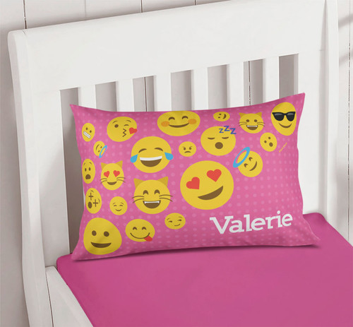 Girl Emojis Pillowcase Cover