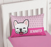 Fun & Cute Dog Pink Pillowcase Cover