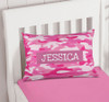 Pink & Purple Camouflage Pillowcase Cover