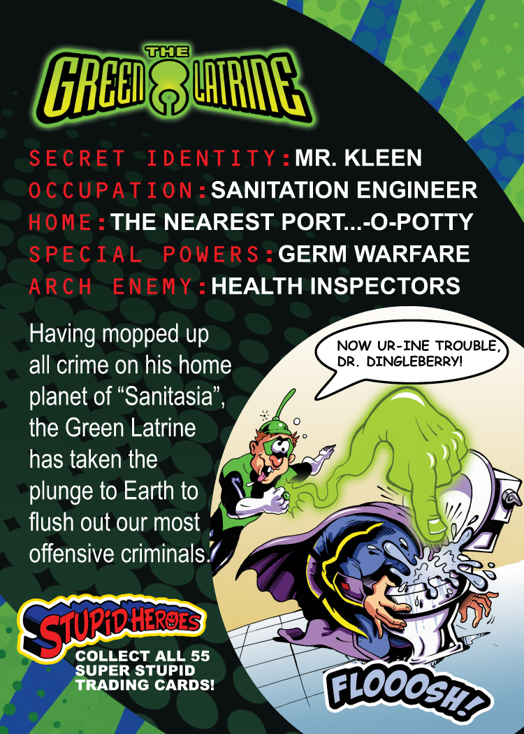 Stupid Heroes Trading Cards Series 1 Hobby Box Wax Eye