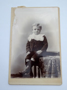 Victorian Cabinet Card Photograph of a Child