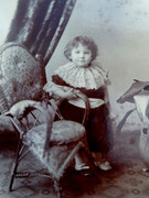 Victorian Cabinet Card Photograph by George Organ Hammersmith