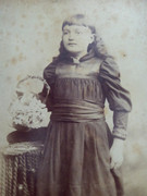 Victorian Cabinet Card Photograph with Inscripition