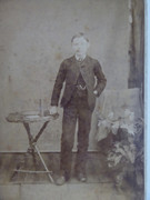 1800s Victorian Cabinet Card Photograph by Broomfield of St Bees