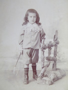 1800s Victorian Cabinet Card Photograph by Graffe of Paris