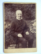 1800s Victorian Cabinet Card Photograph of an Elderly Gentleman