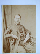 Taken July 1881 Victorian Cabinet Card Photograph by Robert Thrupp 